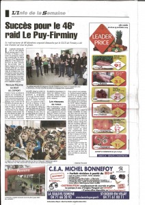 Article La Gazette Raid Le Puy Firminy 2014 p2